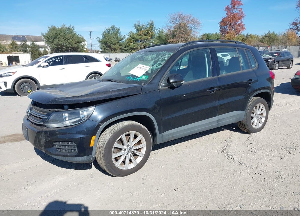 2018 VOLKSWAGEN TIGUAN LIMITED VIN: WVGBV7AX8JK000456