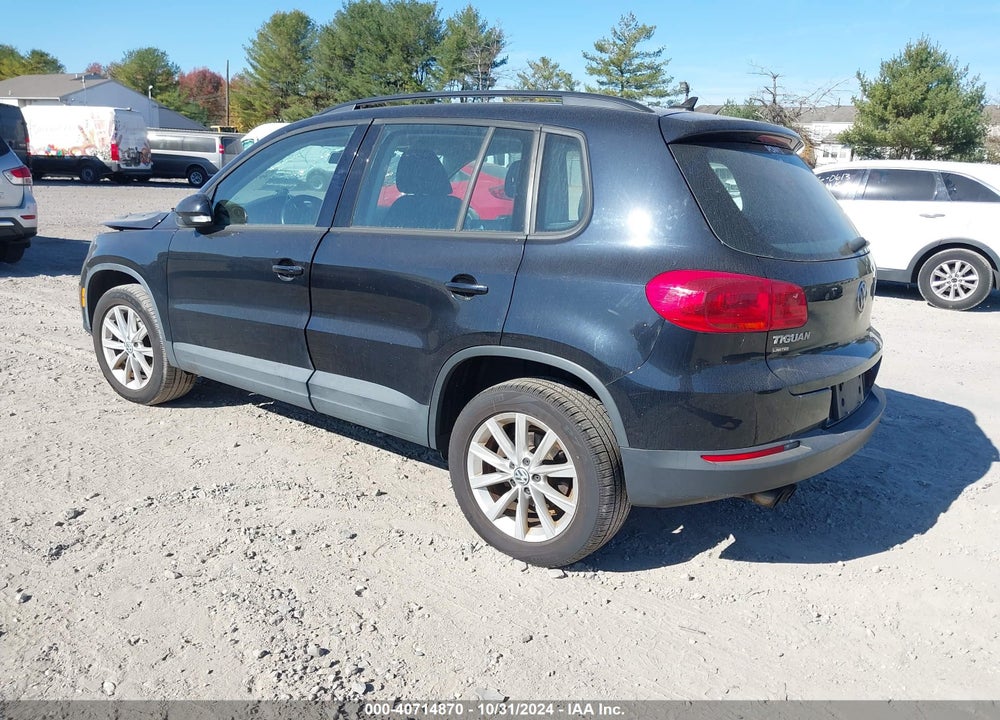 2018 VOLKSWAGEN TIGUAN LIMITED VIN: WVGBV7AX8JK000456