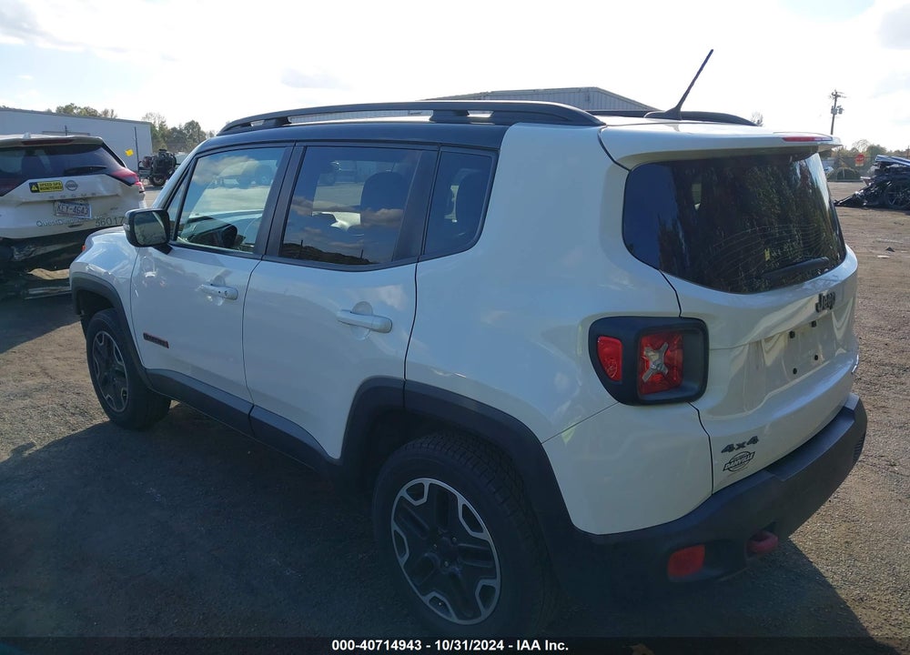 2017 JEEP RENEGADE TRAILHAWK 4X4 VIN: ZACCJBCB5HPE47416