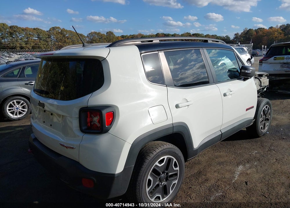 2017 JEEP RENEGADE TRAILHAWK 4X4 VIN: ZACCJBCB5HPE47416
