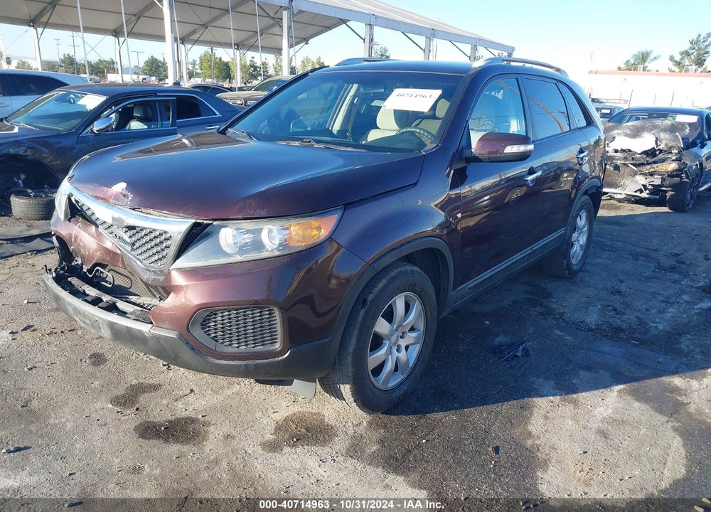 2012 KIA SORENTO LX V6 VIN: 5XYKT4A26CG281291