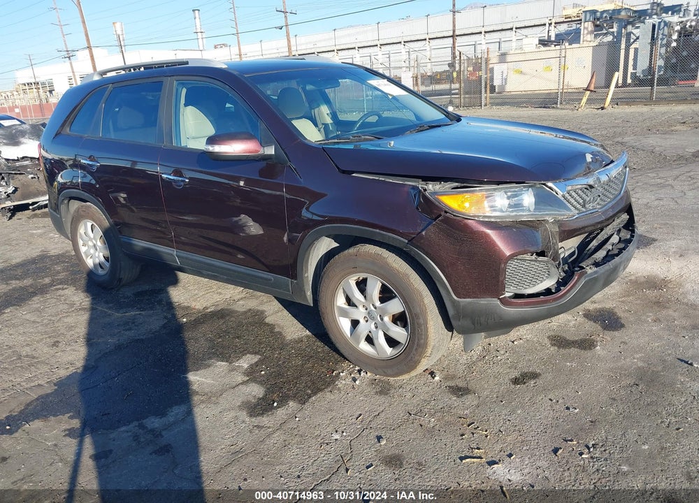 2012 KIA SORENTO LX V6 VIN: 5XYKT4A26CG281291