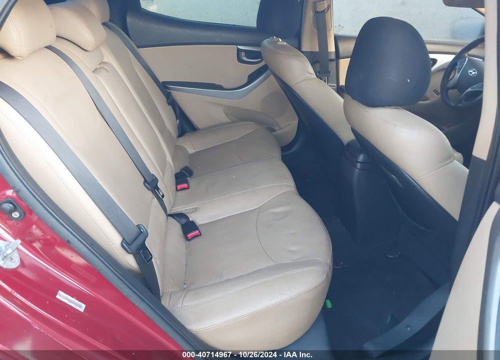2011 HYUNDAI ELANTRA LIMITED (ULSAN PLANT) VIN: KMHDH4AE6BU153923