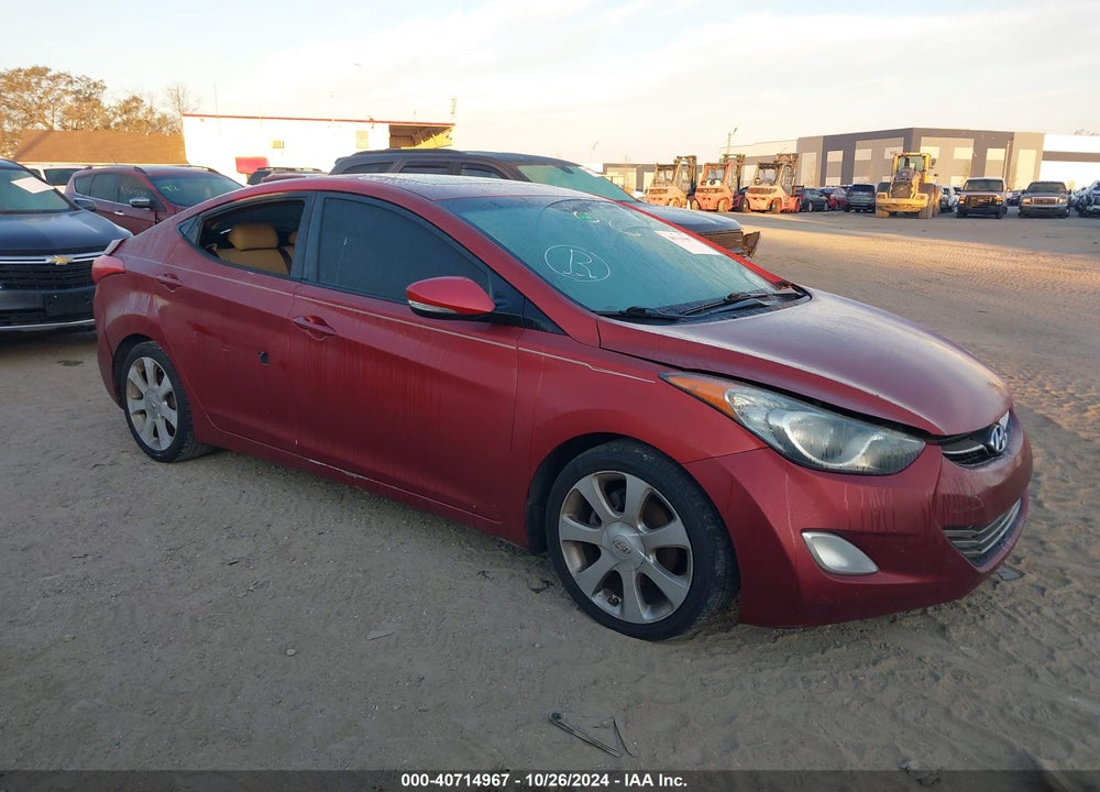 2011 HYUNDAI ELANTRA LIMITED (ULSAN PLANT) VIN: KMHDH4AE6BU153923