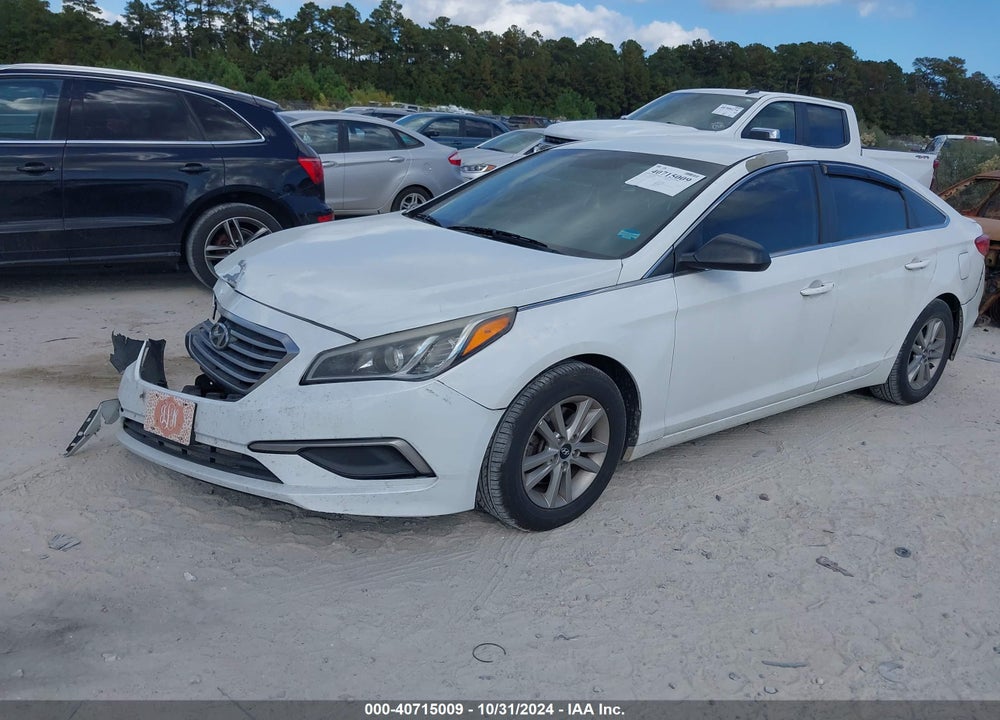 2016 HYUNDAI SONATA SE VIN: 5NPE24AF4GH318629