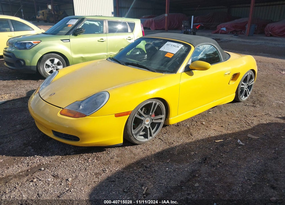 2001 PORSCHE BOXSTER VIN: WP0CA29891U622606