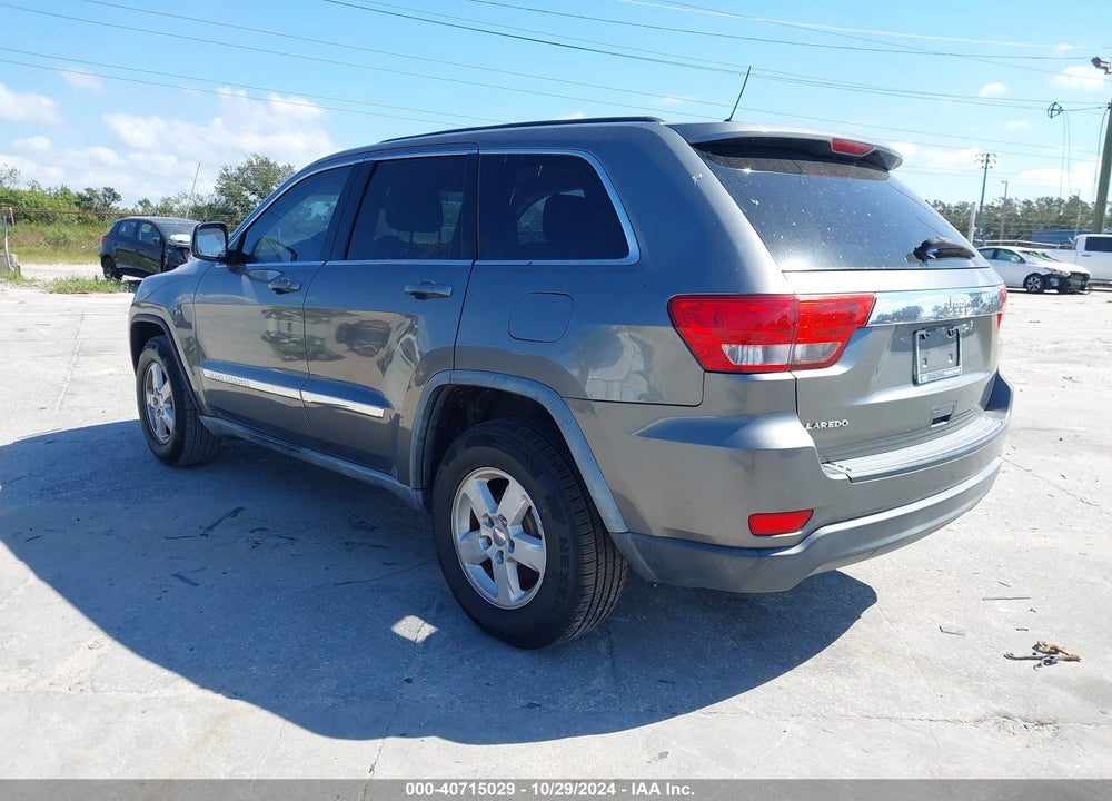 2012 JEEP GRAND CHEROKEE LAREDO VIN: 1C4RJEAG7CC201765