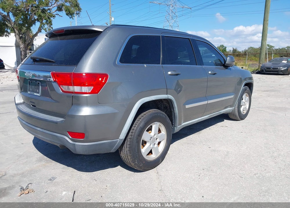 2012 JEEP GRAND CHEROKEE LAREDO VIN: 1C4RJEAG7CC201765