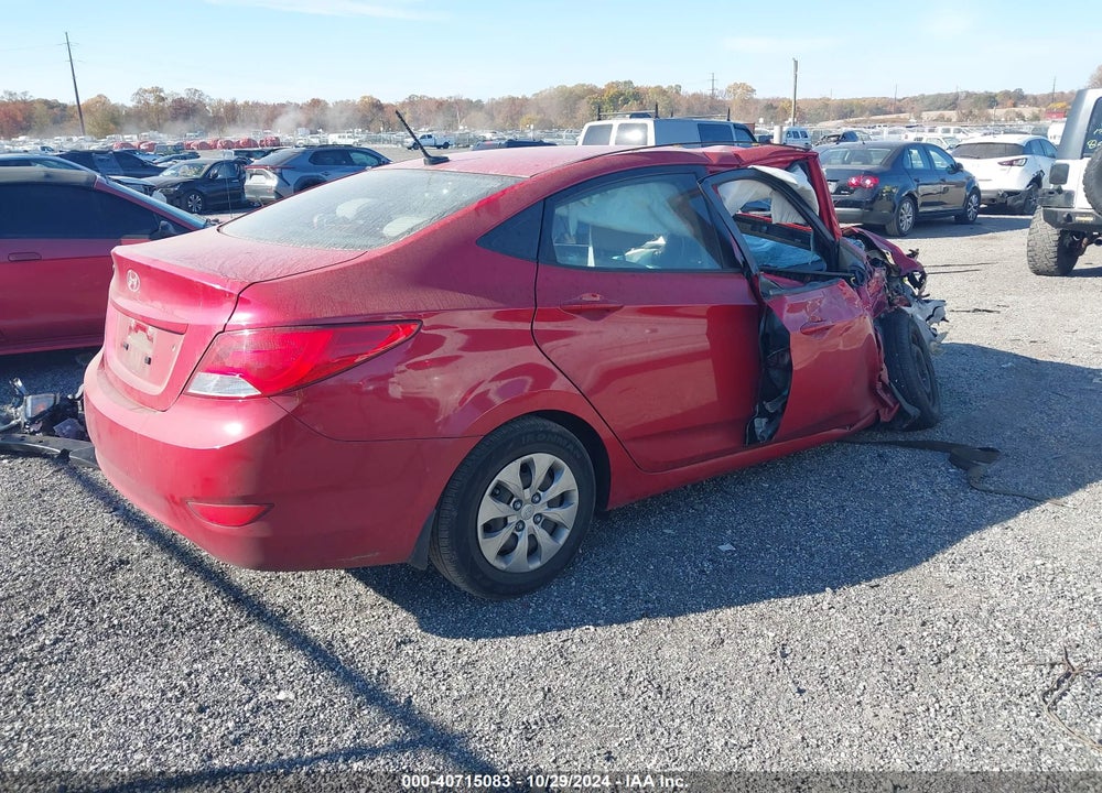 2017 HYUNDAI ACCENT SE VIN: KMHCT4AE1HU266018