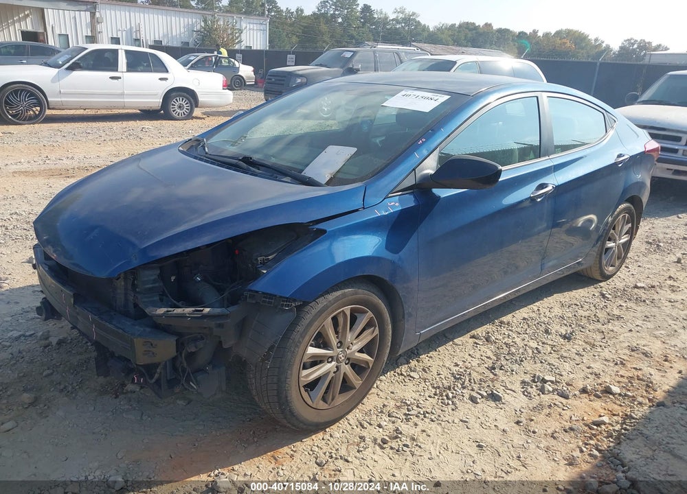 2015 HYUNDAI ELANTRA SE VIN: KMHDH4AE8FU300524