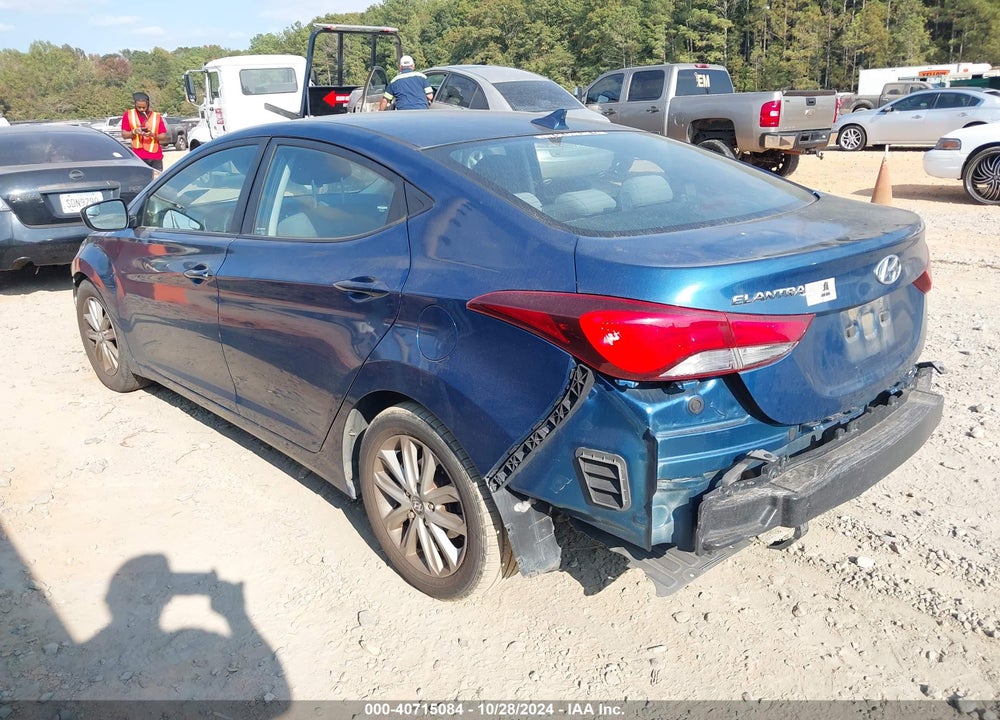 2015 HYUNDAI ELANTRA SE VIN: KMHDH4AE8FU300524