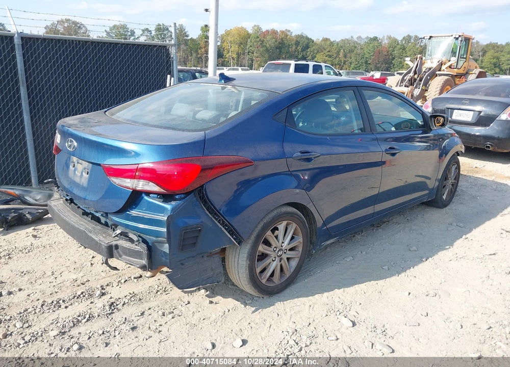 2015 HYUNDAI ELANTRA SE VIN: KMHDH4AE8FU300524