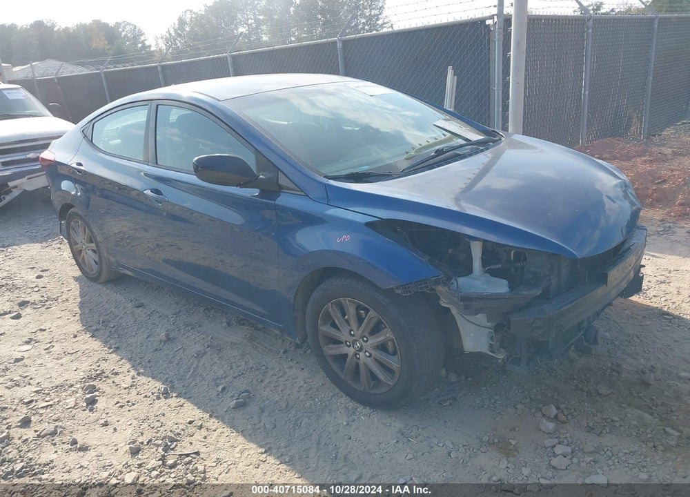 2015 HYUNDAI ELANTRA SE VIN: KMHDH4AE8FU300524