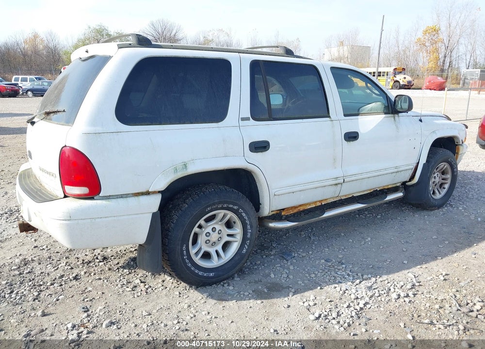 2002 DODGE DURANGO SLT VIN: 1B4HS48N32F150332