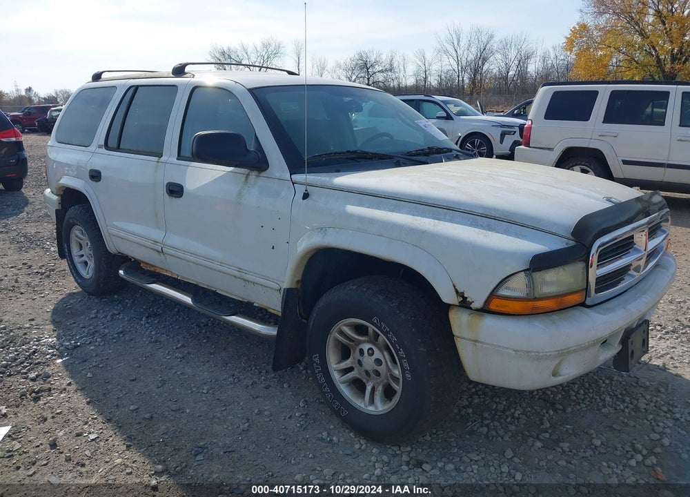 2002 DODGE DURANGO SLT VIN: 1B4HS48N32F150332