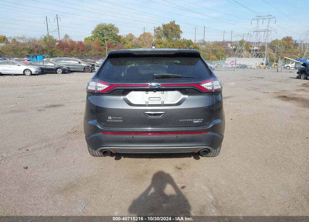 2017 FORD EDGE TITANIUM VIN: 2FMPK4K90HBB02609