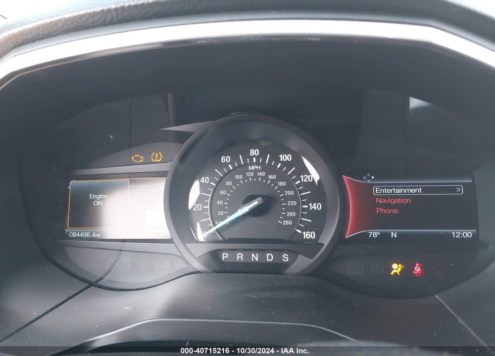 2017 FORD EDGE TITANIUM VIN: 2FMPK4K90HBB02609