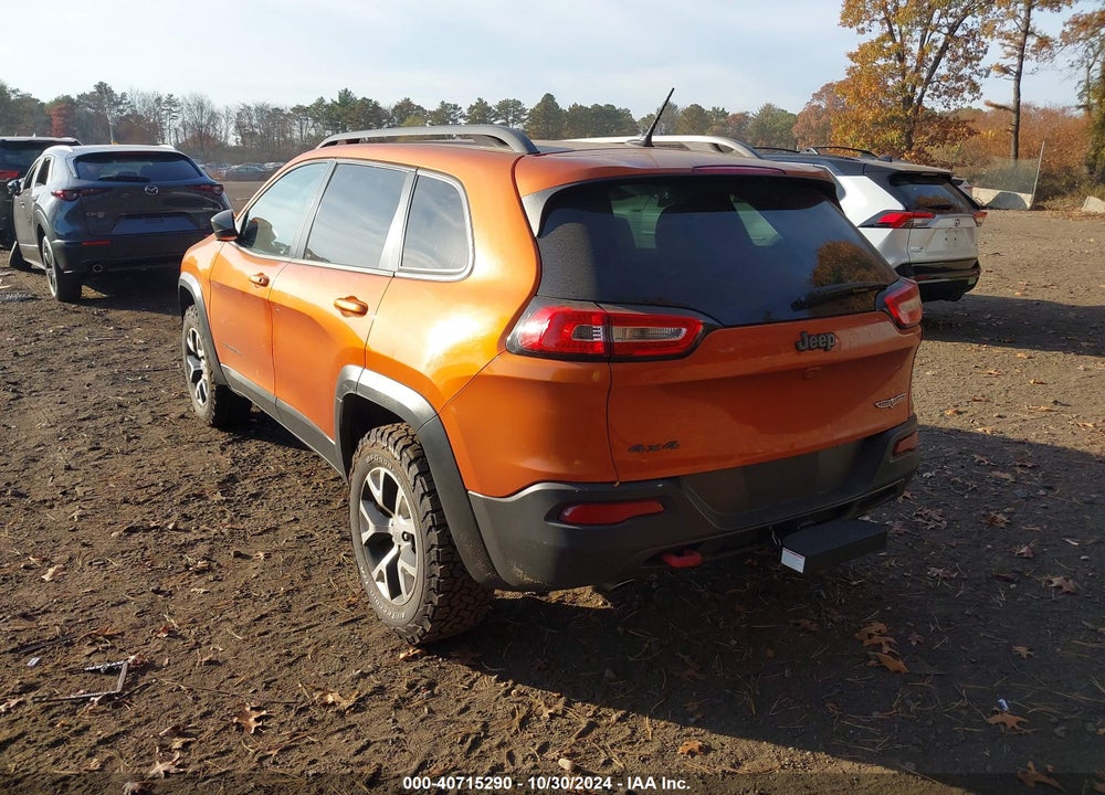 2014 JEEP CHEROKEE TRAILHAWK VIN: 1C4PJMBS3EW254744