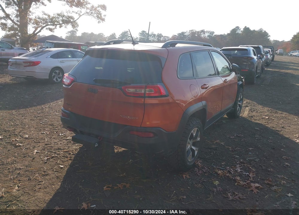 2014 JEEP CHEROKEE TRAILHAWK VIN: 1C4PJMBS3EW254744