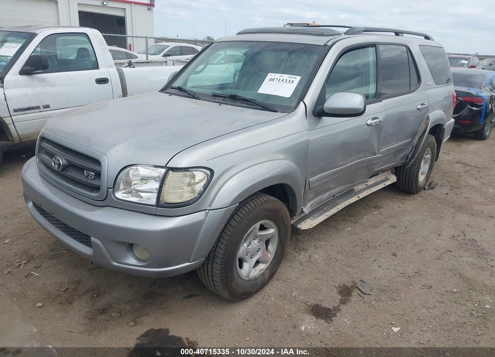 2002 TOYOTA SEQUOIA SR5 V8 VIN: 5TDZT34A42S058650