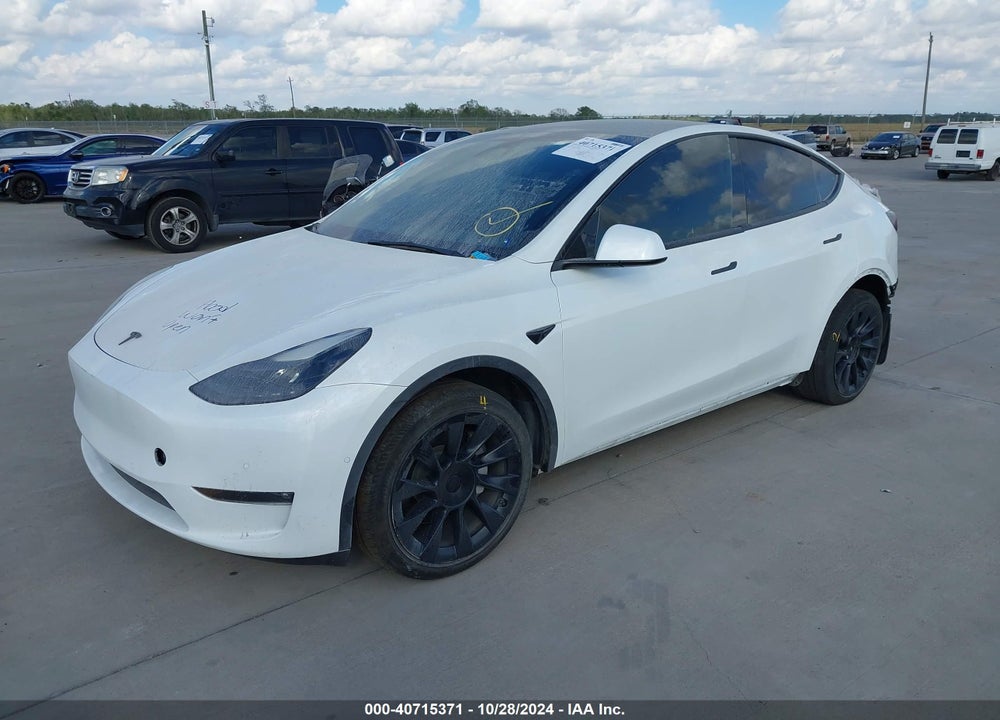 2022 TESLA MODEL Y LONG RANGE DUAL MOTOR ALL-WHEEL DRIVE VIN: 7SAYGAEE2NF514873