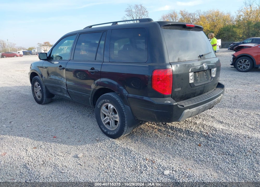 2005 HONDA PILOT EX-L VIN: 2HKYF18725H567717