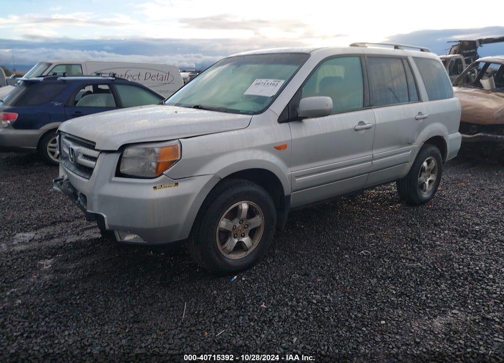 2007 HONDA PILOT EX-L VIN: 5FNYF18597B023344