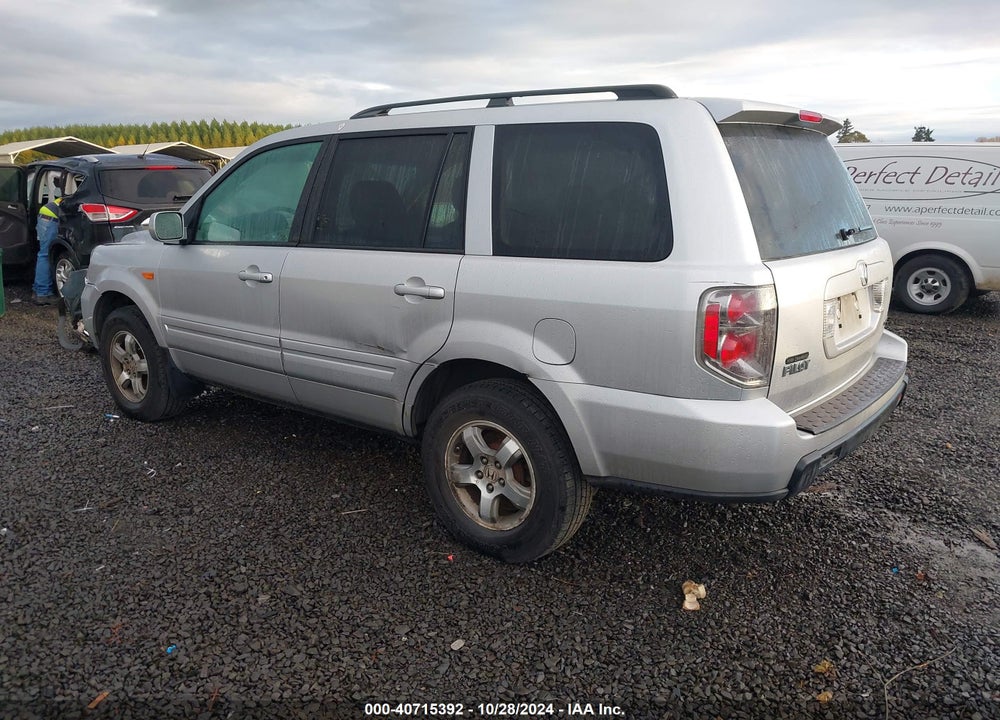 2007 HONDA PILOT EX-L VIN: 5FNYF18597B023344