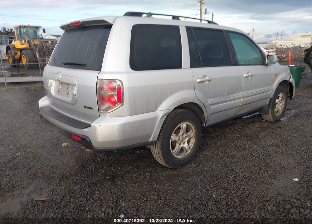 2007 HONDA PILOT EX-L VIN: 5FNYF18597B023344