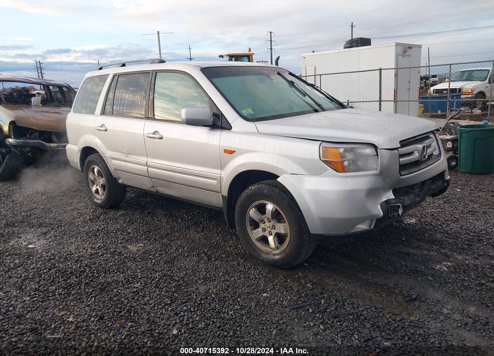 2007 HONDA PILOT EX-L VIN: 5FNYF18597B023344