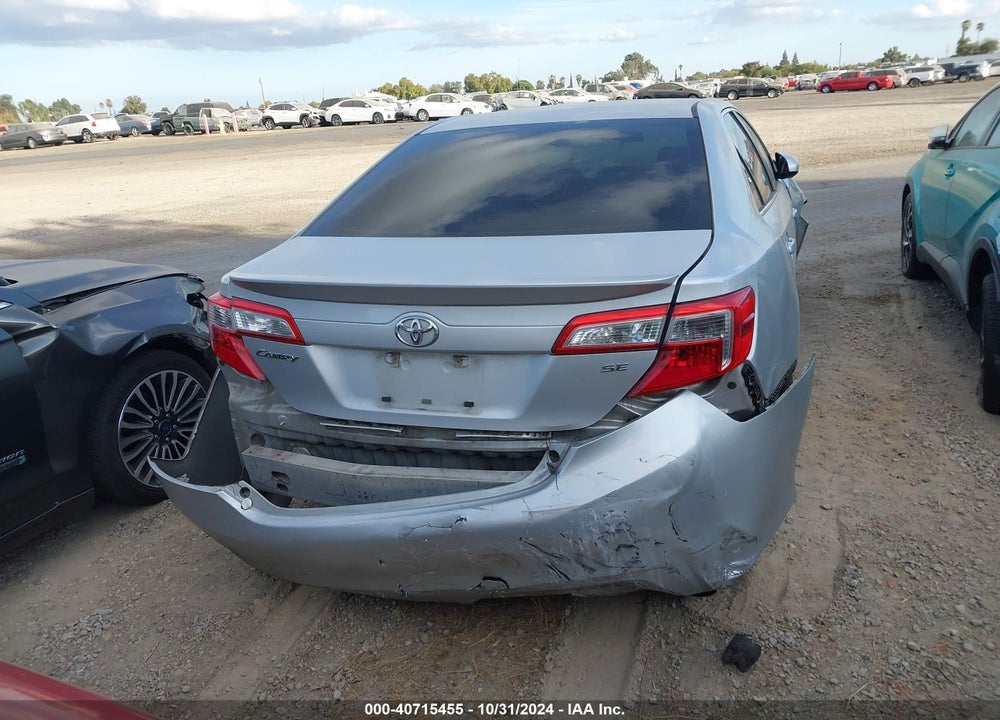 2012 TOYOTA CAMRY SE VIN: 4T1BF1FK7CU611416