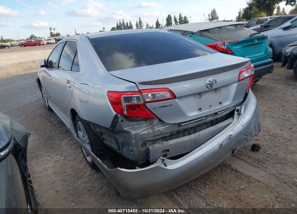 2012 TOYOTA CAMRY SE VIN: 4T1BF1FK7CU611416
