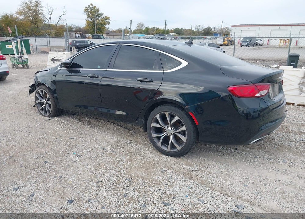2015 CHRYSLER 200 C VIN: 1C3CCCCG0FN501839