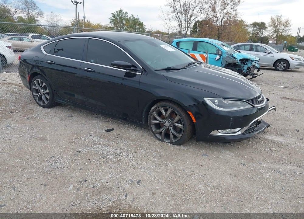 2015 CHRYSLER 200 C VIN: 1C3CCCCG0FN501839