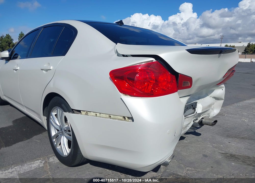 2012 INFINITI G37 JOURNEY VIN: JN1CV6AP3CM933999
