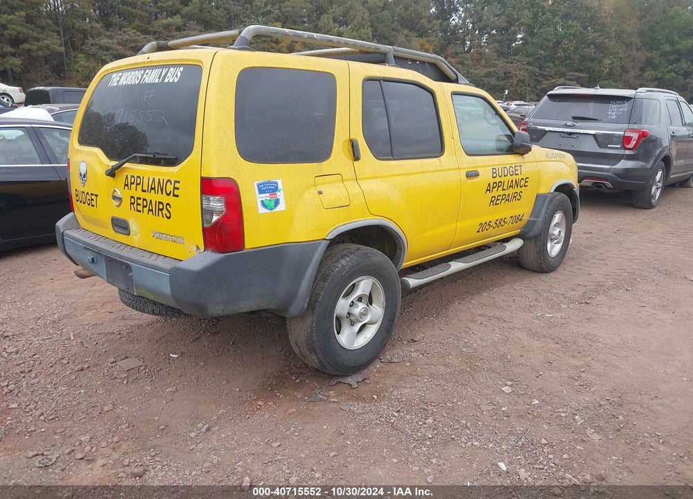 2003 NISSAN XTERRA XE VIN: 5N1ED28Y93C634616
