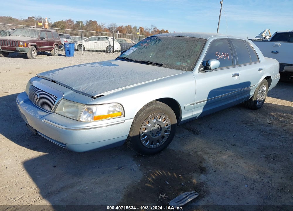 2003 MERCURY GRAND MARQUIS GS VIN: 2MEFM74W23X642858