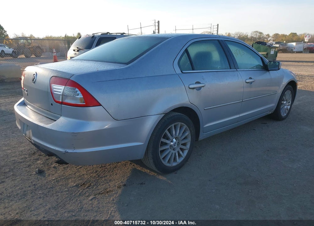 2006 MERCURY MILAN I4 PREMIER VIN: 3MEFM08Z46R628507
