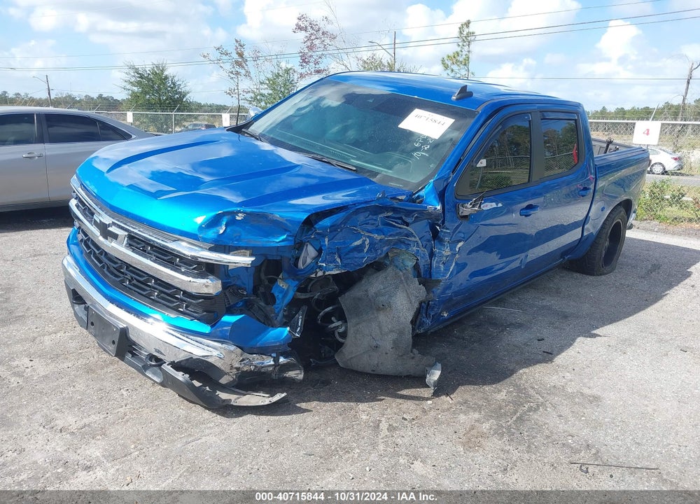 2022 CHEVROLET SILVERADO 1500 4WD STANDARD BED LT VIN: 3GCUDDED3NG534881