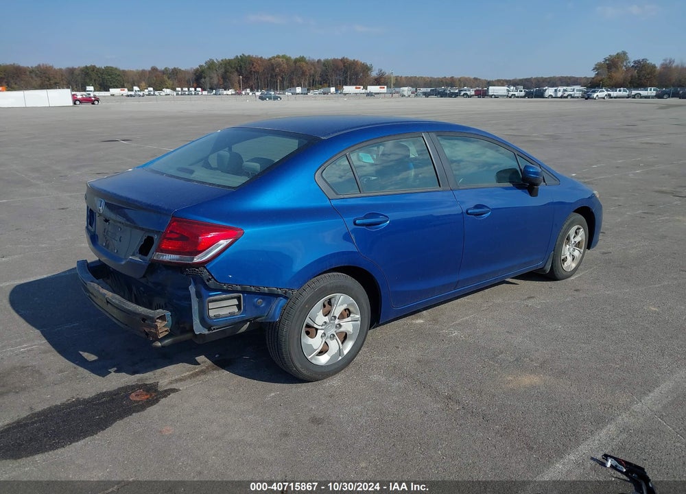 2014 HONDA CIVIC LX VIN: 19XFB2F5XEE063897