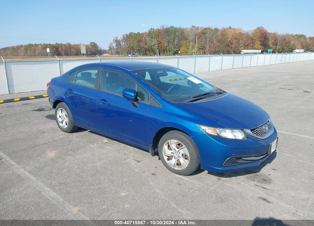 2014 HONDA CIVIC LX VIN: 19XFB2F5XEE063897