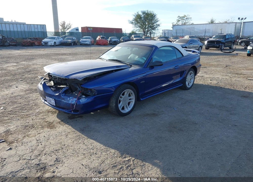 1996 FORD MUSTANG GT VIN: 1FALP45X8TF184634