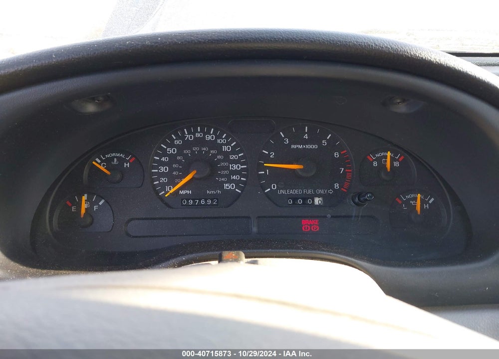 1996 FORD MUSTANG GT VIN: 1FALP45X8TF184634