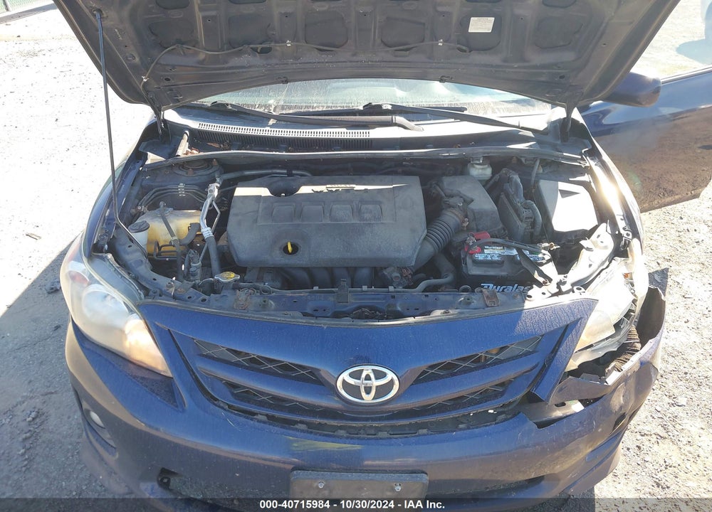 2011 TOYOTA COROLLA S VIN: 2T1BU4EE7BC579456