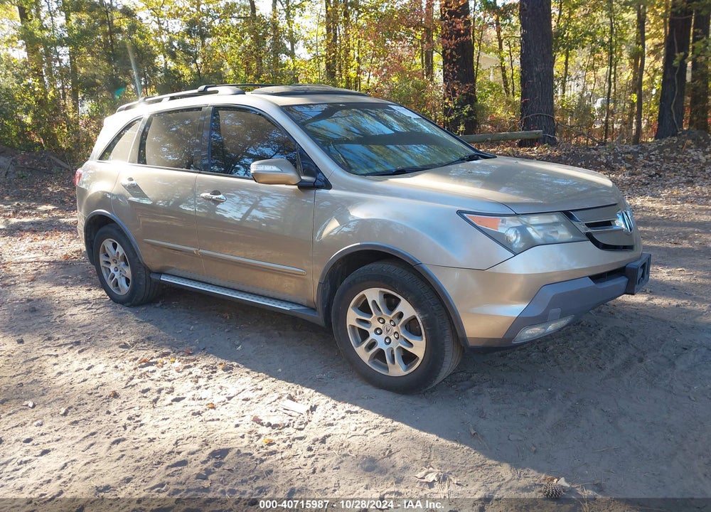 2007 ACURA MDX TECHNOLOGY PACKAGE VIN: 2HNYD28327H507659