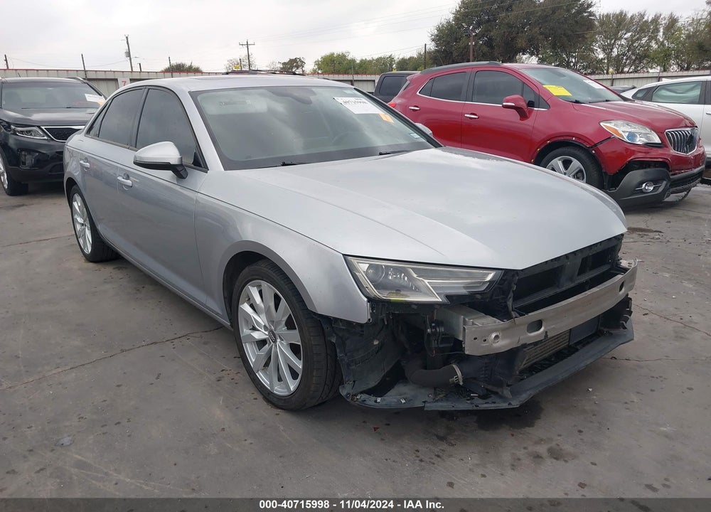 2017 AUDI A4 2.0T PREMIUM VIN: WAUANAF44HN001296