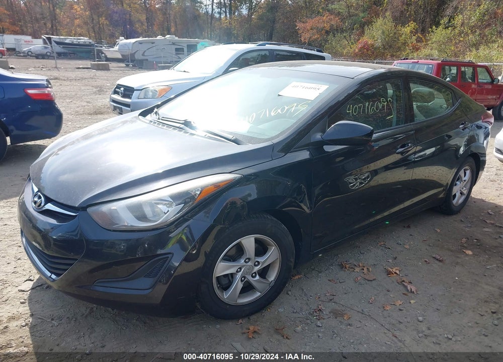 2014 HYUNDAI ELANTRA VIN: 5NPDH4AEXEH538548