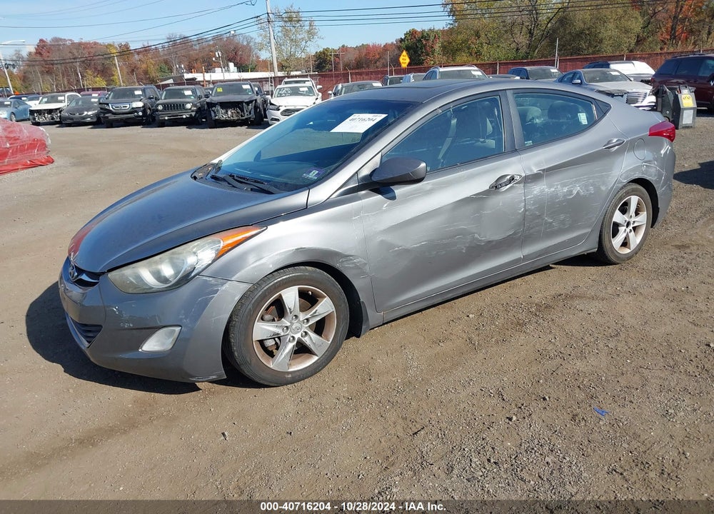 2013 HYUNDAI ELANTRA GLS VIN: 5NPDH4AE3DH242799