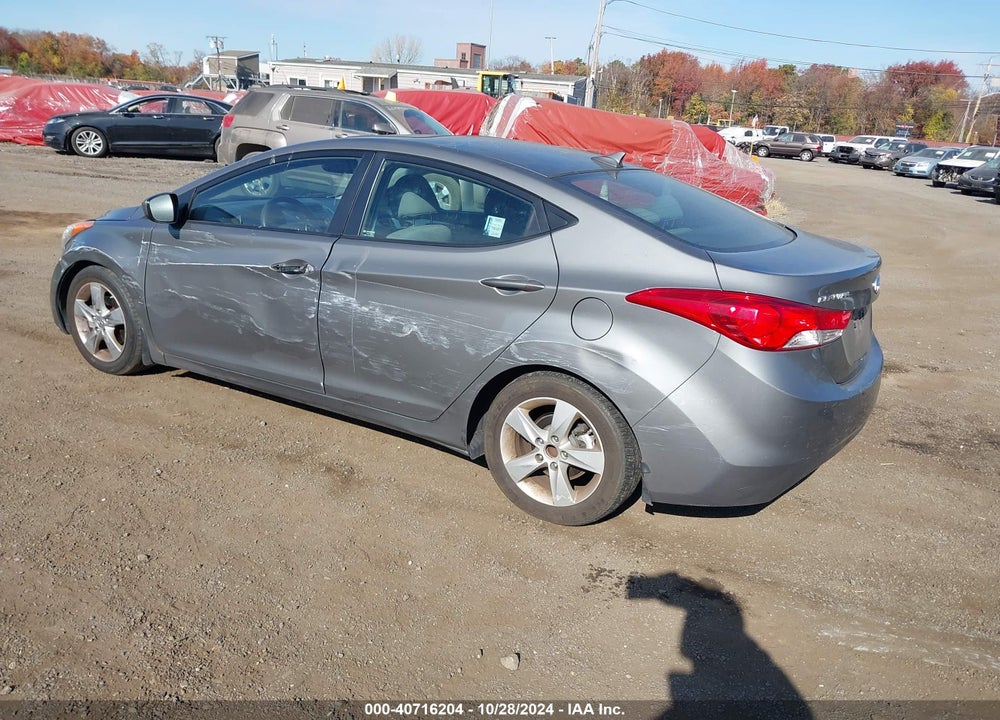 2013 HYUNDAI ELANTRA GLS VIN: 5NPDH4AE3DH242799