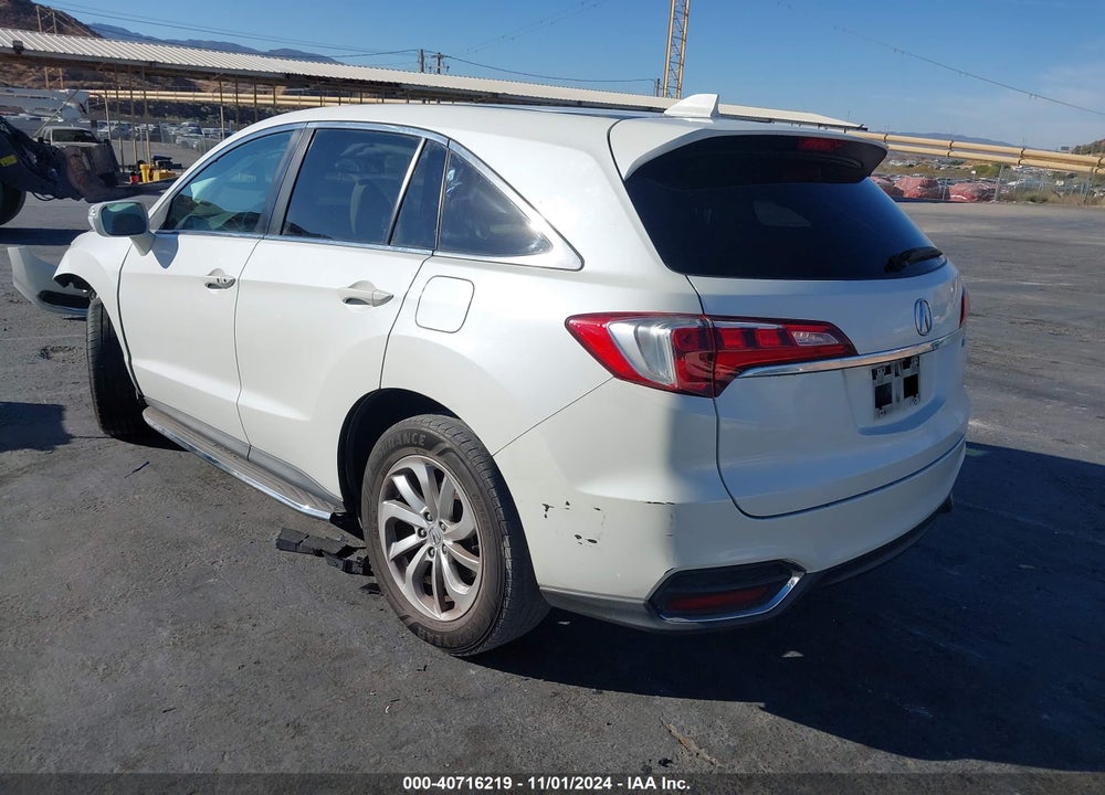 2017 ACURA RDX TECHNOLOGY   WATCH PLUS PACKAGES/W/TECHNOLOGY PACKAGE VIN: 5J8TB3H58HL000090
